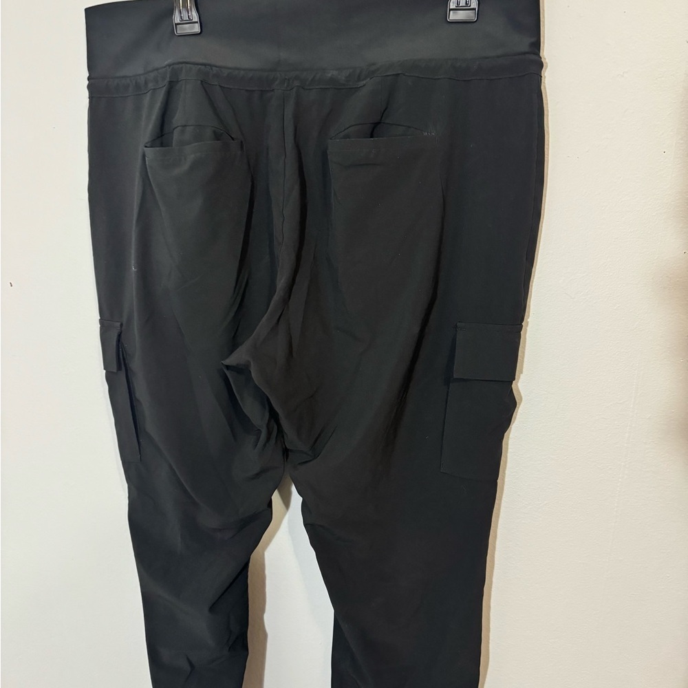 Athleta Black Track Pants Sleek Design - Picture 4 of 5